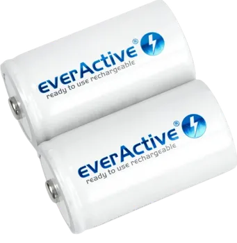 Článková baterie everActive Professional line R20/D Ni-MH 2 ks