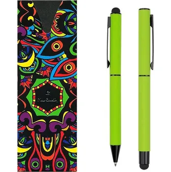 PIERRE CARDIN CELEBRATION sada kuličkové pero + roller, zelená