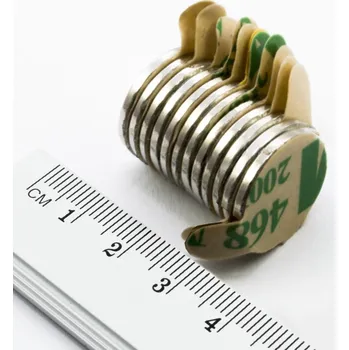 Dekorativní magnet orodian.cz Neodymový magnet válec 20×2 mm se samolepkou - N38
