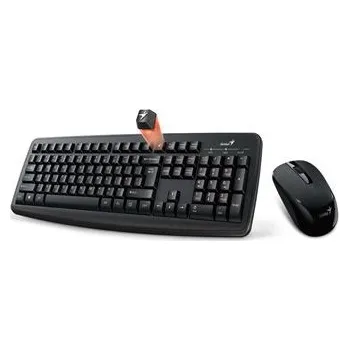 Klávesnice Genius Smart KM-8100, sada klávesnice s bezdrátovou optickou myší, AAA, US, klasická, 2.4 (31340004400)