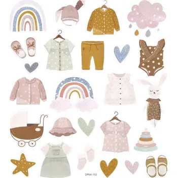 samolepka DP Craft Samolepky glitrové Baby Girl 25ks