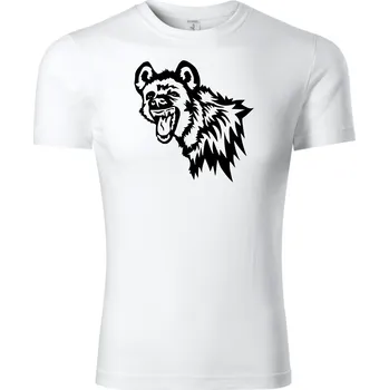 Fenomeno Dětské tričko Hyena hlava - bílé Velikost: 134 cm/ 8 let