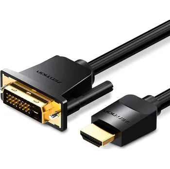Datový kabel Vention HDMI to DVI Cable 1m Black