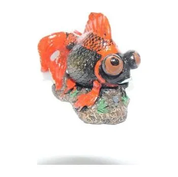 Teraristika Originální akvarijní dekorace - orientální zlatá rybka