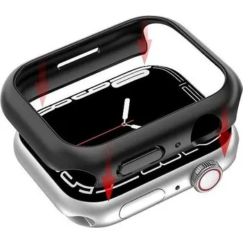 Příslušenství k chytrým hodinkám Ahastyle premium PC Matte pro Apple Watch7 black 41MM 2ks