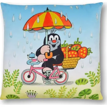 Polštář Polštář Krtek 25x25cm, léto