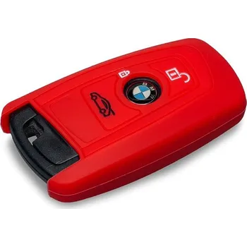 Ochranné silikonové pouzdro na klíč pro BMW novější modely, barva červená