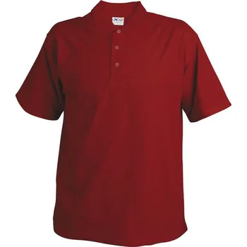 Pánské tričko XFER 190 pánská hladká polokošile - DOPRODEJ Barva: červená, Velikost: XL