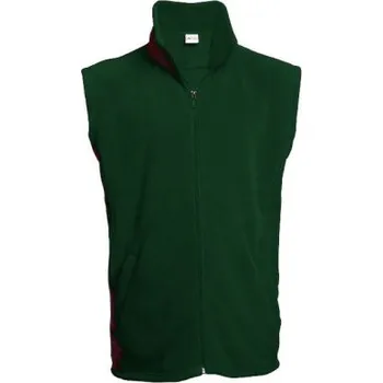 Pánská vesta XFER pánská vesta fleecová - DOPRODEJ Barva: tmavě zelená, Velikost: 3XL