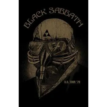 Nášivka Merch Black Sabbath: Textilní Plakát Us Tour '78