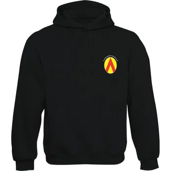 Pánská mikina Mikina s kapucí 25. protiletadlový raketový pluk Simple - černá