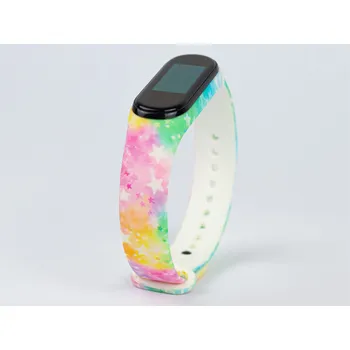 Příslušenství k fitness náramku Duhové hvězdičky náhradní náramek pro Mi Band 3/4