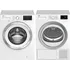 Set pračky a sušičky Beko XWUE7736CSWX0CST + XDS7534CSDRX