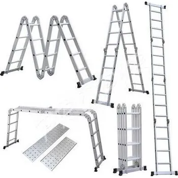 Žebřík PROPER žebřík kloubový víceúčelový 4x3 s podlážkou