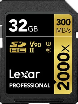 Paměťová karta Lexar Professional SDHC 32 GB Class 10 UHS-II U3 (LSD2000032G-BNNNG)