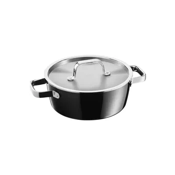 Hrnec Kastrol WMF Fusiontec 22 cm 05.1532.5290 Nerezový/Černý