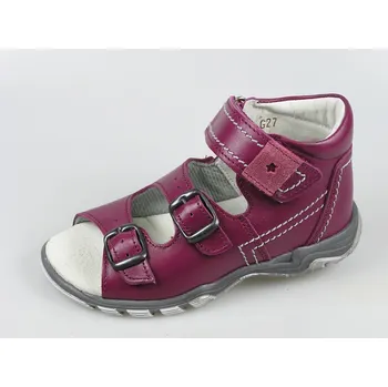 Dětská treková obuv Essi dětský sandál S 7035 vínová Velikost: 27
