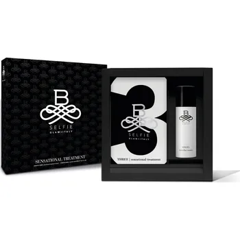Kosmetická sada B-selfie B-Selfie SENSATIONAL TREATMENT: Dárková sada THREE + Angel - 5 ks + 200 ml CP-SST112