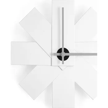 Hodiny NORMANN COPENHAGEN nástěnné hodiny Watch Me bílé