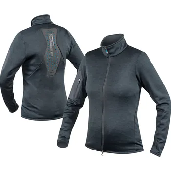 Jezdecká bezpečnostní vesta Komperdell Ochrana páteře/bunda 2v1 Komperdell, dámská, black/turquoise XXS