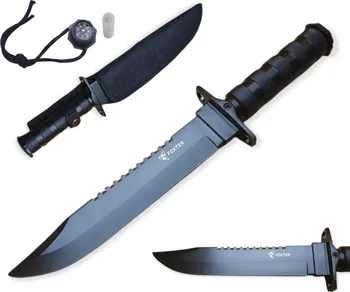 lovecký nůž Allen Rambo Foxter 35 cm černý