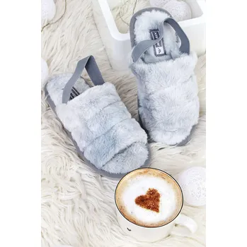 Dívčí bačkory JOMIX Dámské pantofle teplé DD1051G Velikost: 36