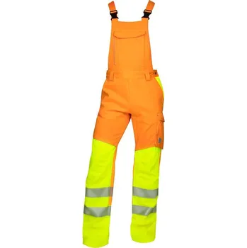 pracovní kraťasy ARDON SIGNAL Pracovní kalhoty s laclem oranžové prodloužené L H5923/L