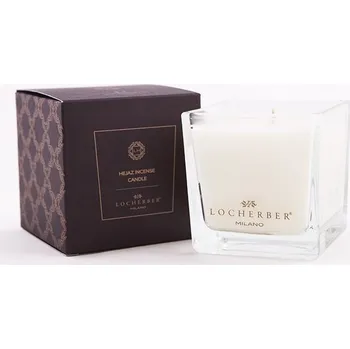 Svíčka Locherber Milano Vonná svíčka s dřevěným knotem s vůní HEJAZ INCENSE - 210 g LH000086