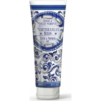 Sprchový gel Rudy Profumi Rudy Profumi MAIOLICHE Sprchový gel a pěna do koupele s vůní MEDITERRANEAN HERBS - 250 ml CP-3346