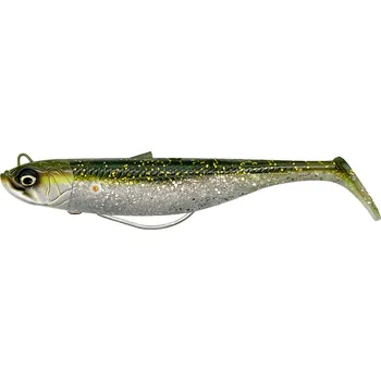 Umělá nástraha Savage Gear Gumová Nástraha Minnow WL Sinking Green Silver 2+1 - 10 cm 16 g