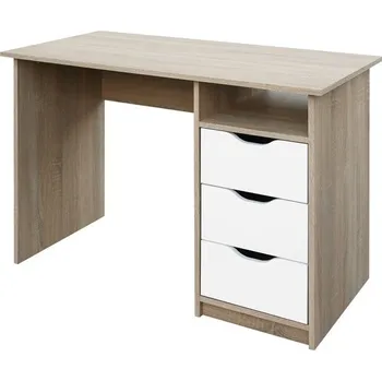 Psací stůl Psací stůl ROBI dub sonoma/bílá nadčasový