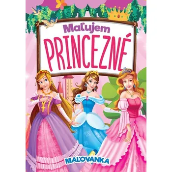 Cizojazyčná kniha Maľujem princezné