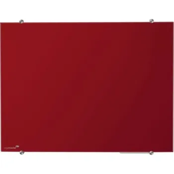 Legamaster Barevná skleněná tabule Glassboard 90x120 cm - červená LEG-7104754