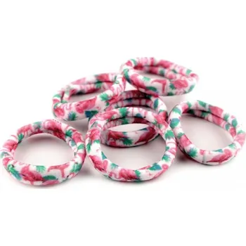 Gumičky do vlasů malé plameňáci 6ks