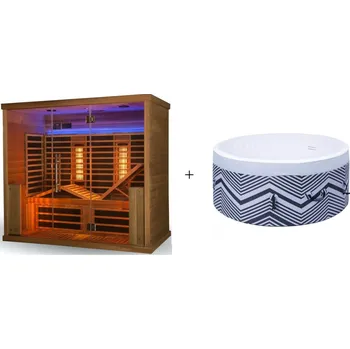 Infrasauna Infrasauna Vista V + Vířivka Montana 130