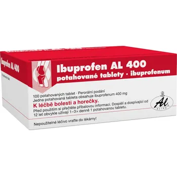 Ibuprofen AL 400 Lék na bolest, zánět a horečku Ibuprofen AL 400