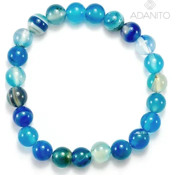 Náramek Náramek achát modrý