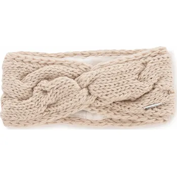 Čepice PLETENÁ ČELENKA KRÉMOVÁ Rino Pelle