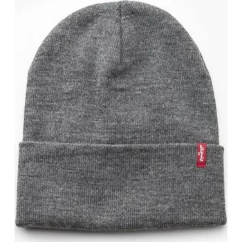 Čepice LEVI'S® SLOUCHY RED TAB ČEPICE- REGULAR GREY