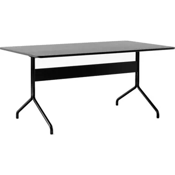 Jídelní stůl &Tradition Jídelní stůl Pavilion AV18, black lacquered oak / black base