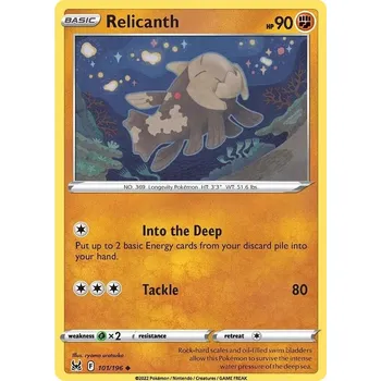 Sběratelská karetní hra Relicanth 101/196 - Lost Origin Typ karty: Non-Holo