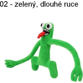 plyšák Plyšové hračky Roblox Rainbow Friends Varianta: 02 - zelený, dlouhé ruce, 45 cm