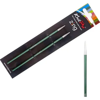 Nástroj na niť a příze KnitPro Zing vyměnné kruhové jehlice 11,5Cm 3 mm (Normal IC Interchangeable Needles 3 mm)