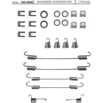 Přislušenství brzdového systému Příslušenství br. čelistí PEUGEOT 306 , 405 (QUICK BRAKE 105-0656)