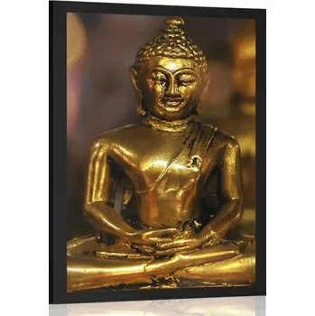Plakát Dovido Plakát Buddha s abstraktním pozadím