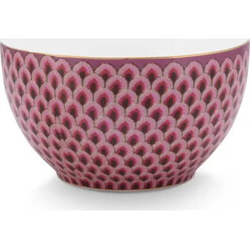 PIP Studio Miska Flower Festival Scallop tmavě růžová 9.5cm 51.003.193