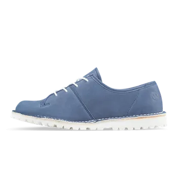 Pánské polobotky Vasky Pioneer Blue - Pánské kožené boty modré&nbsp;- jarní / podzimní boty | Flexiko | česká výroba ze Zlína 45 EU