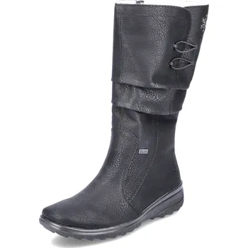 Dámská zimní obuv DÁMSKÉ KOZAČKY RIEKER Z7072-00 ČERNÁ Barva: Černá, Velikost: 37