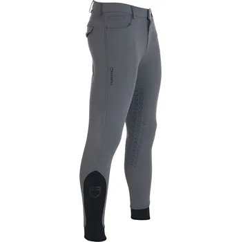 Jezdecké kalhoty EQUESTRO Rajtky Aria Equestro, s gripem, pánské, grey 44