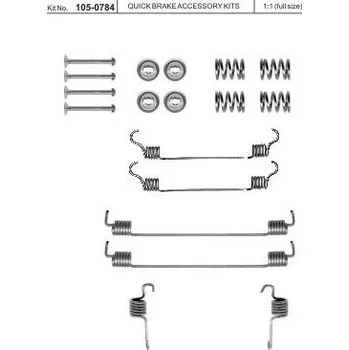 Přislušenství brzdového systému Příslušenství br. čelistí MITSUBISHI CARISMA (QUICK BRAKE)